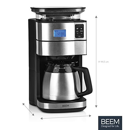 Beem Kaffeemaschine Fresh Aroma Perfect Deluxe V2 BEEM FRESH-AROMA-PERFECT II Kaffeemaschine mit Mahlwerk - Duo | BASIC
