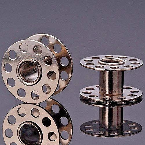 Bobines Métalliques Pour Machine à Coudre Zigzag - Lot De 10 - Compatible Privileg, AEG, Brother, Janome, Toyota… - 10