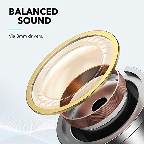 Soundcore Life Dot 2 True Wireless Kopfhörer: 100h Akkulaufzeit, 8mm Audiotreiber, fantastischer Sound, bequeme AirWings, Bluetooth 5, ideal für unterwegs, Sport, Workout und Reisen. – Bild 3
