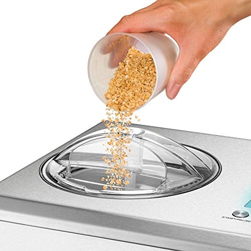 Unold 48876 Eismaschine Nobile Edelstahl 2 Liter vollautomatisch selbstkühlender Kompressor LCD-Display – Bild 4