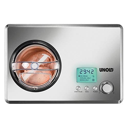 Unold 48876 Eismaschine Nobile Edelstahl 2 Liter vollautomatisch selbstkühlender Kompressor LCD-Display – Bild 5