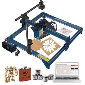 ATOMSTACK A20 PRO Laser Graviermaschine 130W mit AC1 Lightburn Kamera und Air Assist, 20W Optischer CNC Laser Cutter und Lasergravierer,Lasergravur mit Präziser Positionierung,Zeitraffer-Videoaufnahme