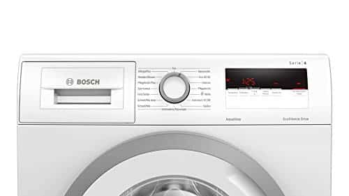 Bosch WAN281KA2 Serie 4 Waschmaschine, 7 kg, 1400 UpM, AquaStop Schutz gegen Wasserschäden, EcoSilence Drive leiser und effizienter Motor, NightWash extra leises Programm, Nachlegefunktion