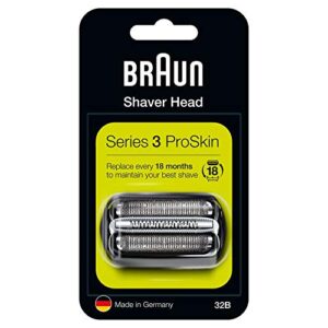 Braun Ersatzscherteil 32 B Schwarz, Kompatibel mit Series 3 Rasierern