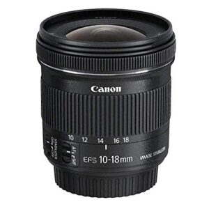 Canon EF-S 10-18mm 1:4.5-5.6 IS STM Objektiv schwarz (Generalüberholt)