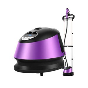 Dampfglätter LCSHAN Vertikale Wäschesteamer-Haushalts-tragbare Doppel-Pole-Bügelmaschine (Color : Purple)
