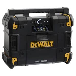 Dewalt Akku- & Netz-Radio (passend zum T-Stak-Boxen-System, mit Ladestation, DAB+ & AM/FM-Baustellenradio, IP54, Betrieb über Akku oder 230-Volt-Anschluss, Lieferung ohne Akku & Ladegerät) DWST-81078