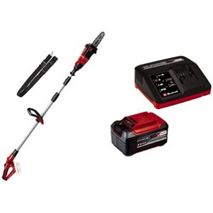 Einhell Akku-Hochentaster GE-LC 18 Li T Power X-Change (Li-ion, 18 V, 20 cm Schwertlänge, Teleskopstiel, Oregon Schwert und Kette, inkl. 5,2 Ah Akku und Ladegerät)