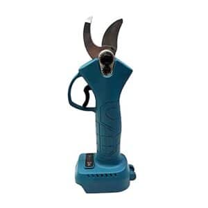 Elektrische Gartenschere 30mm Makita18V-Akku-kompatibel,Hand Akku Elektro Astschere,Akku Astschere,Wiederaufladbare Astscheren,für Gartenbäume und Obstbäume（blau, kein Akku）