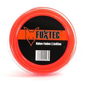 Fuxtec 2,4 x 85m Nylon-Faden Mähfaden Fadenspule Benzin Motorsense