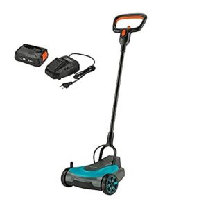 GARDENA Akku-Rasenmäher HandyMower 22/18V P4A Set; Rasenfl. bis 50 m², Schnitthöhenverstellbar; enthält Rasenmäher HandyMower 22/18V P4A Ready-to-Use und Starter-Kit P4A PBA 18V/72 + AL 1830CV