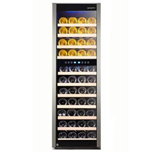 GGM Gastro | WKM160-2N | Weinkühlschrank - 2 Klimazonen - 160 Liter - max. 53 Flaschen