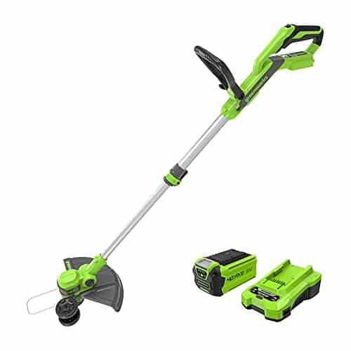 Greenworks AkkuRasentrimmer 40V 33cm G40LT33K2 mit Akku 2Ah, Ladegerät