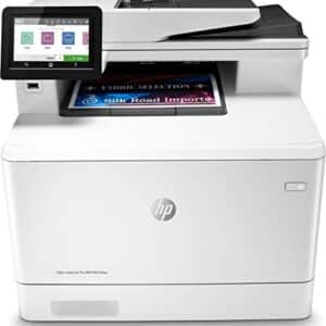 HP Color LaserJet Pro M479fnw (W1A78A) - Farb-Multifunktionsdrucker: Drucken, A4, Scannen, Kopieren, Faxen (Farbe; bis zu 27 S./Min.; USB 2.0; Gigabit Ethernet; Wi-Fi), Grau-Weiß