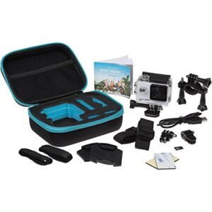 Kitvision Escape 5 HD Action Kamera mit Zubehör Travel Exclusive – Weiß