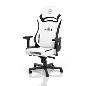 noblechairs Hero ST Komfortable und Langlebige Gaming Stuhl, Perfekt Optimierte Ergonomie des Stuhls Sorgt für Hohen Sitzkomfort, Belastbarkeit 150 kg, Stormtrooper Edition