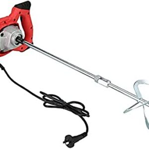Paddelmischer Zementmischer Zementmischer, 2100 W Paddelmischer, Mörtel, Farbrührer, Schneebesen, 6 variable Geschwindigkeiten, Vollkupferdraht, Motormaterial und M14-Rührstab, ideal zum Mischen