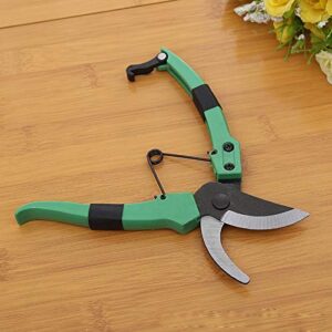 Pruner Astschere Edelstahl Gartenpfropfwerkzeug Obstbaum-Schnittwerkzeuge Rutschfeste Astschere für den Gartenschnitt