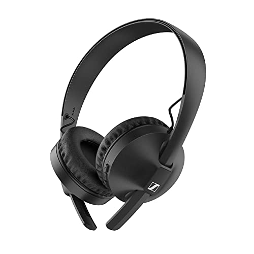 Sennheiser HD 250BT Bluetooth 5.0 Wireless Kopfhörer mit AAC, aptX™, aptX™ Low Latency, Wandlertechnologie und eingebautem Mikrofon, 25 Stunden Akkulaufzeit, USB-C Schnellladung - Schwarz