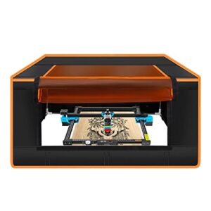 Twotrees Lasergehäuse für Lasergravurmaschine, Schutzgehäuse für Laserschneider, 800 x 800 x 400 mm Lasergehäuse, wasserdicht, feuerfest, staubdicht für Lasergravierer, mit Rauchfilter…