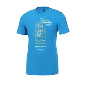 Wild Country M Flow Graphic T-Shirt Blau, Herren T-Shirt, Größe S - Farbe Detroit Blue Hungry
