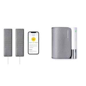 Withings Sleep Analyzer Paket - Exklusives Paket bestehend aus zwei klinisch validierten Schlaftrackern & BPM Core - Intelligentes Blutdruckmessgerät mit EKG-Funktion und digitalem Stethoskop, Grau