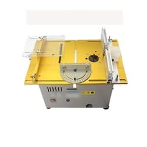 ZJDYDY Mini-Multifunktions-Tischkreissäge, handgefertigte Holzbearbeitungs-Drehmaschine, elektrische Poliermaschine, DIY-Modell, Schneidsäge, 7000 U/min, B12 Spannfutter