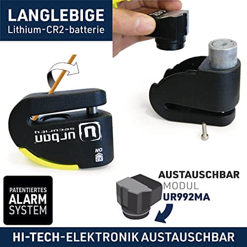 Mammoth Schijfremslot (ø6mm) inclusief tas