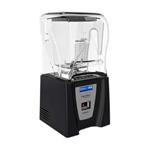 Blendtec Commercial Connoisseur 825 Mixer – mit zwei vierseitigen Gläsern und weichen Deckeln