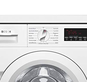 ‎Bosch WIW28442 Serie 8 Einbau-Waschmaschine Frontlader / C / 62 kWh/100 Waschzyklen / 1400 UpM / 8 kg / Weiß / VarioTrommel / ActiveWater™ Mengenautomatik