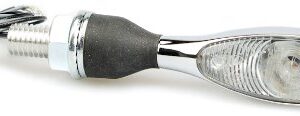Kellermann 127.100 Micro 1000 LED, Chrom, klares Blinkerglas