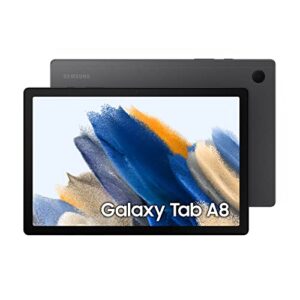 Samsung Galaxy Tab A8, Android Tablet, LTE, 7.040 mAh Akku, 10,5 Zoll TFT Display, vier Lautsprecher, 32 GB/3 GB RAM, Tablet in Grau