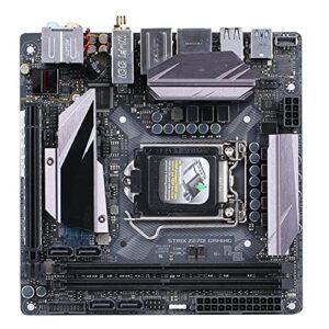 TOPOU Desktop-Mainboard Desktop-Motherboard Asus ROG Strix Z270i Gaming Desktop Motherboard Z270 Sockel LGA 1151 Fit for Core i7 I5 I3 DDR4 32g Mini-Itx Original Gebraucht Mainboard