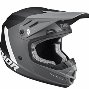 Thor Sector Chev Youth Crosshelm schwarz grau S MX-Helm Offroad Enduro Helmet Größe S (47-48 cm)
