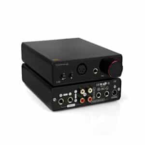 Topping L50 Kopfhörerverstärker NFCA HiFi SE/BAL Eingang Home Audio Verstärker Desktop Gain Switch 2 Kanal Verstärker (Schwarz)