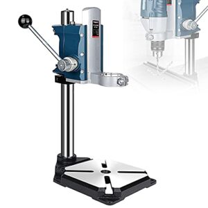 YAOYAOO Bohrständer, Bohrmaschinenständer mit Schraubstock Oder Druckplatte, 90 ° Drehung Säulenbohrmaschine für Bohren und Schneiden, Multifunktion Tischbohrmaschine Standbohrmaschine